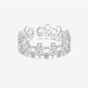 Wholesale Ring S925 Sterling Silver Geometric Style Electroplated