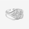Wholesale Ring S925 Sterling Silver Geometric Style Electroplated
