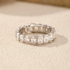 Wholesale Ring S925 Sterling Silver Geometric Style Set With Diamonds For Girls