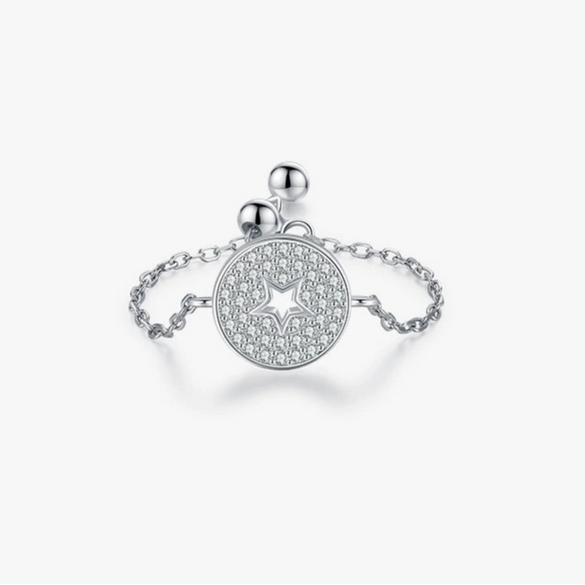 Wholesale Ring S925 Sterling Silver Hollow Star Fashion Creative Design For Women