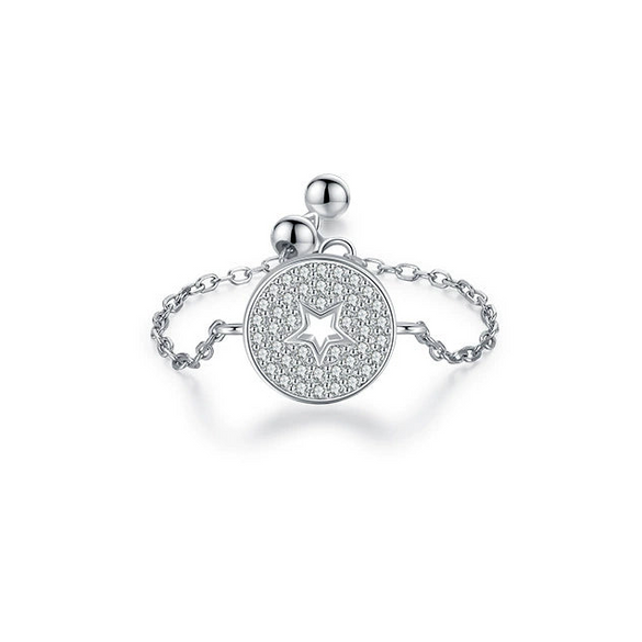 Wholesale Ring S925 Sterling Silver Hollow Star Fashion Creative Design For Women
