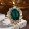 Wholesale Ring S925 Sterling Silver Natural Colored Gemstone Amethyst Citrine Flower Shaped Light Luxury Style