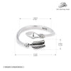 Wholesale Ring S925 Sterling Silver Retro Geometric Electroplating Unisex And Women's