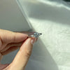Wholesale Ring S925 Sterling Silver Vintage Geometric Microinlaid Round Zirconium Electroplating