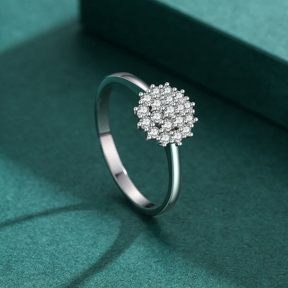 Wholesale Ring 925 Silver Geometric Design Jewelry For Women