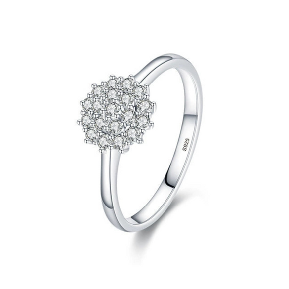 Wholesale Ring 925 Silver Geometric Design Jewelry For Women