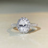 Wholesale Ring 925 Silver Geometric Moissanite Wedding Ring