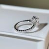 Wholesale Ring 925 Silver Geometric Moissanite Wedding Ring