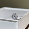 Wholesale Ring 925 Silver Geometric Moissanite Wedding Ring