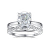 Wholesale Ring 925 Silver Geometric Ushape Electroplated High Sense Women's