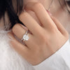 Wholesale Ring 925 Silver Geometric Ushape Electroplated High Sense Women's
