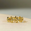 Wholesale Ring 925 Silver Goldplated Geometric Retro Fashion Style For Women