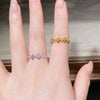 Wholesale Ring 925 Silver Goldplated Geometric Retro Fashion Style For Women