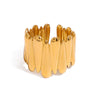 Wholesale Ring Stainless Steel Drop Shape Cross Opening Electroplated For Women
