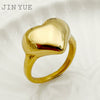 Wholesale Ring Stainless Steel Electroplated Heart Shape Love Style