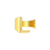 Wholesale Ring Stainless Steel English Letter Retro Ins Style Electroplated
