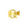 Wholesale Ring Stainless Steel English Letter Retro Ins Style Electroplated