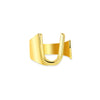 Wholesale Ring Stainless Steel English Letter Retro Ins Style Electroplated