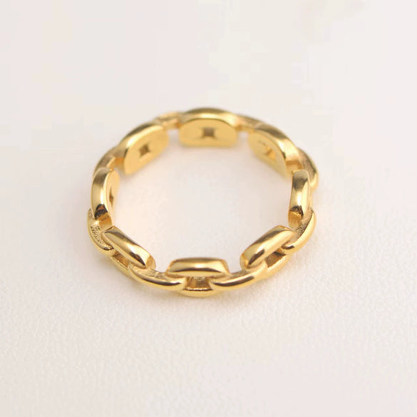 Wholesale Ring Stainless Steel Geometric Animal Zodiac Electroplated Simple Allmatch Light Luxury Style