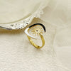 Wholesale Ring Stainless Steel Geometric Electroplated Black And White Moon Point Diamond Sun Style Natural