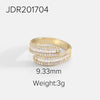 Wholesale Ring Stainless Steel Geometric Electroplated Jewelry