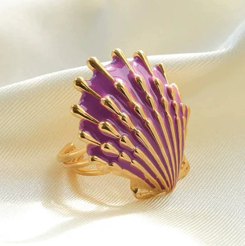 Wholesale Ring Stainless Steel Geometric Flower Pattern Electroplated
