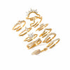 Wholesale Ring Stainless Steel Geometric Light Luxury Electroplating Jewelry