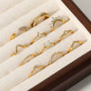 Wholesale Ring Stainless Steel Geometric Light Luxury Electroplating Jewelry