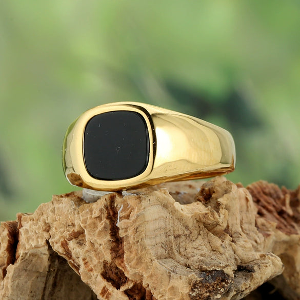 Wholesale Ring Stainless Steel Geometric Polish Style For Women And Unisex