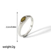 Wholesale Ring Stainless Steel Geometric Retro Simple Electroplating For Women