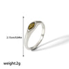 Wholesale Ring Stainless Steel Geometric Retro Simple Electroplating For Women