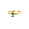 Wholesale Ring Stainless Steel Geometric Zircon Set With Diamonds For Women