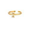 Wholesale Ring Stainless Steel Geometric Zircon Set With Diamonds For Women