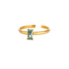 Wholesale Ring Stainless Steel Geometric Zircon Set With Diamonds For Women
