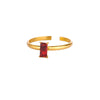 Wholesale Ring Stainless Steel Geometric Zircon Set With Diamonds For Women
