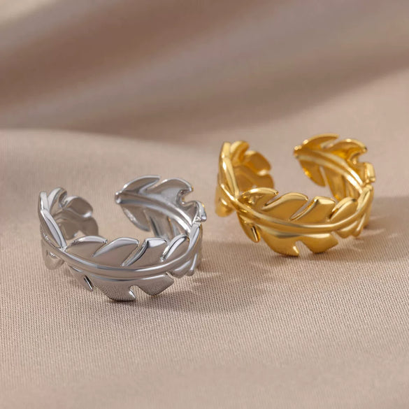 Wholesale Ring Stainless Steel Gold Inlaid Heart Shape Unisex