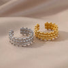 Wholesale Ring Stainless Steel Gold Inlaid Heart Shape Unisex