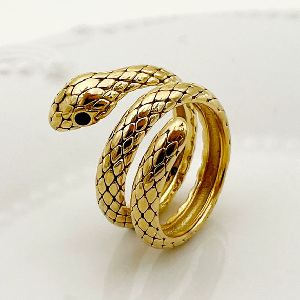 Wholesale Ring Stainless Steel Gold Plated Animals Zodiac Square Pattern Unisex