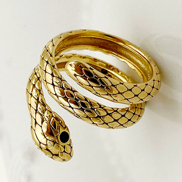 Wholesale Ring Stainless Steel Gold Plated Animals Zodiac Square Pattern Unisex