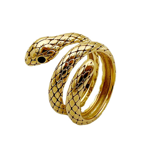 Wholesale Ring Stainless Steel Gold Plated Animals Zodiac Square Pattern Unisex