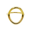 Wholesale Ring Stainless Steel Gold Plated Geometric Hollow Irregular Design