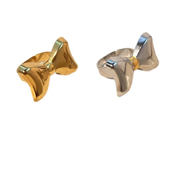 Wholesale Ring Stainless Steel Gold Plated Heart Shape Natural Style