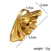 Wholesale Ring Stainless Steel Heart Shape Exaggerated Electroplating Jewelry For Women