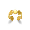 Wholesale Ring Stainless Steel Imitation Pearl Butterfly Hollow Electroplated Heart Shape Cartoon Characters French Retro Style