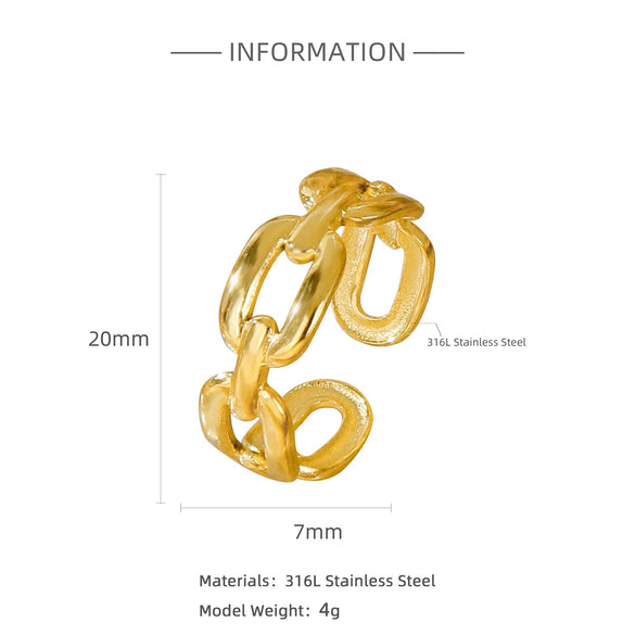 Wholesale Ring Stainless Steel 18K Gold Electroplated Pink Square Diamond Geometric Style Women's
