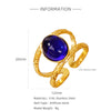 Wholesale Ring Stainless Steel 18K Gold Electroplated Pink Square Diamond Geometric Style Women's