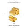 Wholesale Ring Stainless Steel 18K Gold Electroplated Pink Square Diamond Geometric Style Women's