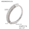 Wholesale Ring 316L Stainless Steel 18K Gold Plated Geometric Light Luxury Jewelry