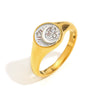 Wholesale Ring Stainless Steel 18K Gold Plated Geometric Style Electroplating