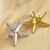 Wholesale Ring Stainless Steel 18K Gold Plated Ocean Medieval Style Starfish Vintage